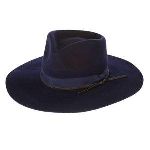 Byron Bay Wool Felt Hat: Grey / Large/Extra Large