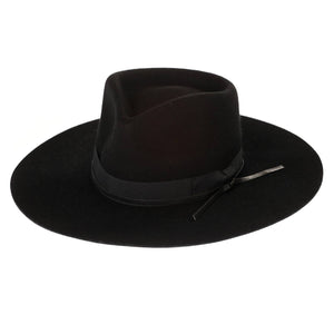 Byron Bay Wool Felt Hat: Grey / Large/Extra Large