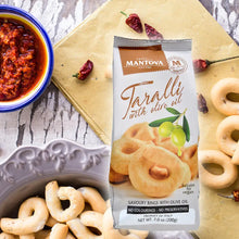 Load image into Gallery viewer, Fine Italian Food - Mantova Taralli with Olive Oil, 7 oz.
