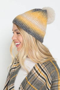 Ombre beanie