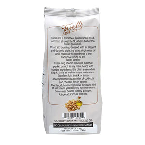 Fine Italian Food - Mantova Taralli with Olive Oil, 7 oz.