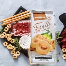 Load image into Gallery viewer, Fine Italian Food - Mantova Taralli with Olive Oil, 7 oz.
