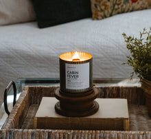 Load image into Gallery viewer, Sea Salt &amp; Orchid Wood Wick Rustic Farmhouse Soy Candle: 10oz
