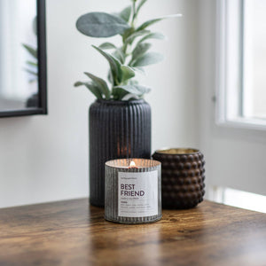 Spruce It up Wood Wick Rustic Farmhouse Soy Candle: 10oz