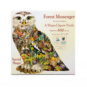 Forest Messenger Shaped Puzzle