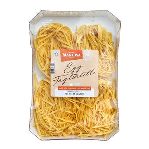 Fine Italian Food - Mantova Egg Tagliatelle Pasta, 8.8 oz.