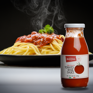 Fine Italian Food - Mantova Tomato Basil Sauce, 8.8 oz