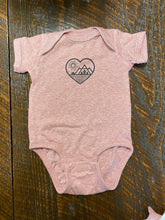 Load image into Gallery viewer, MTN Love Onesie: Gray / 24 Months
