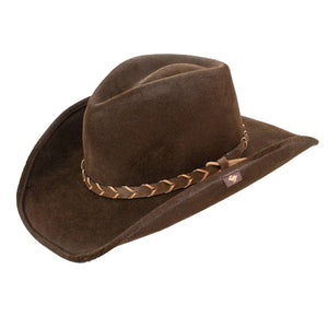 Villy Wool Felt Western Drifter Cowboy Hat