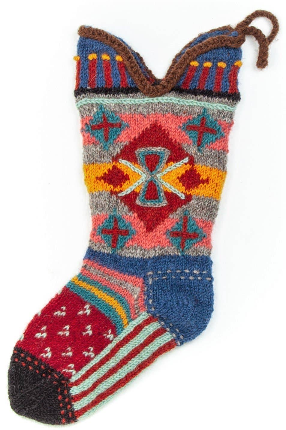 Lost Horizons Knitwear    (f.k.a.Laundromat) - Canyon - wool knit Christmas stocking
