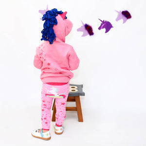Unicorn 7Toddler and Kids 3D Hoodie