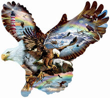 Load image into Gallery viewer, Eagle Eye SHAPED Puzzle
