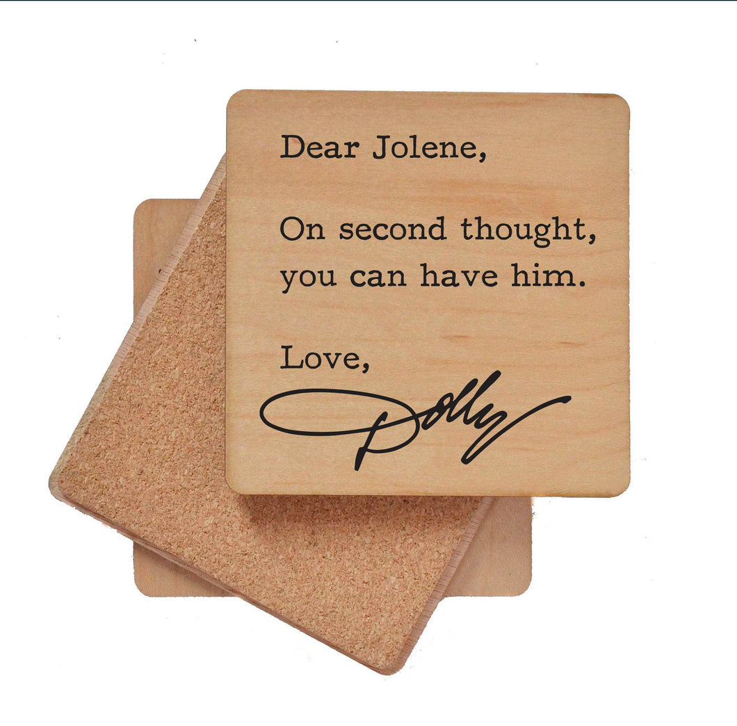 Driftless Studios - Dear Jolene - Funny Coasters Small Gift