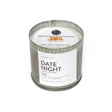 Load image into Gallery viewer, Date Night Wood Wick Rustic Farmhouse Soy Candle: 10oz
