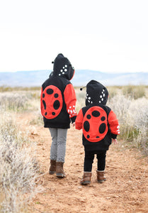 Ladybug 2Toddler and Kids 3D Backpack Hoodie