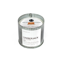 Load image into Gallery viewer, Lumberjack Wood Wick Rustic Farmhouse Soy Candle: 10oz
